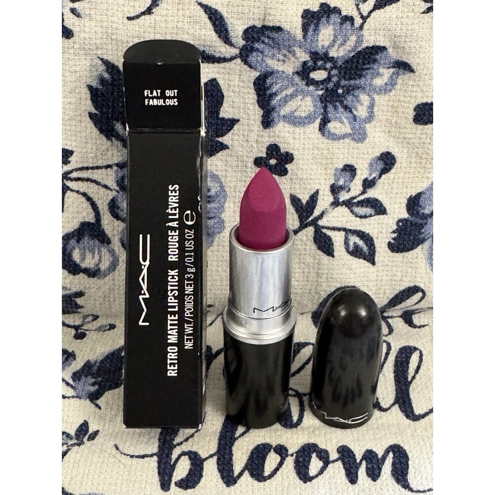 MAC Retro Matte Lipstick - Flat Out Fabulous - .10 oz / 3g - NIB